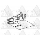 Speciális anyasaru, 6,3mm, 2.5-4.0mm2, foszfor-bronz ónbevonattal, SPT F630-0