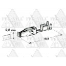 Speciális anyasaru, 2,8mm, 0.5-1.0mm2, foszfor-bronz ónbevonattal, JPT-WP F280 Speciális anyasaru, 2,8mm, 0.5-1.0mm2, foszfor-bronz ónbevonattal, JPT-WP F280-0