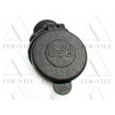 USB töltő, 2x 5V/2.1A, beépíthető, d:29,2mm USB töltő, 2x 5V/2.1A, beépíthető, d:29,2mm-3