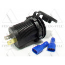 USB töltő, 2x 5V/2.1A, beépíthető, d:29,2mm USB töltő, 2x 5V/2.1A, beépíthető, d:29,2mm-4